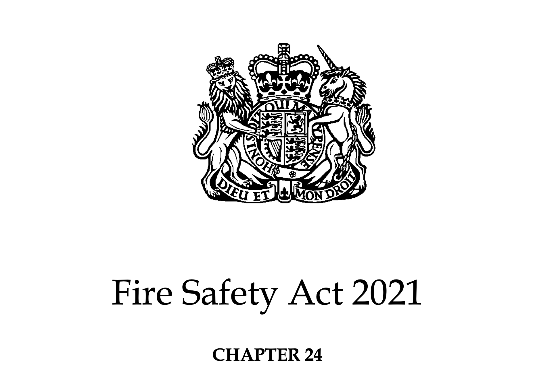 Fire Safety Act 2021 Passed GRL Landlord Association
