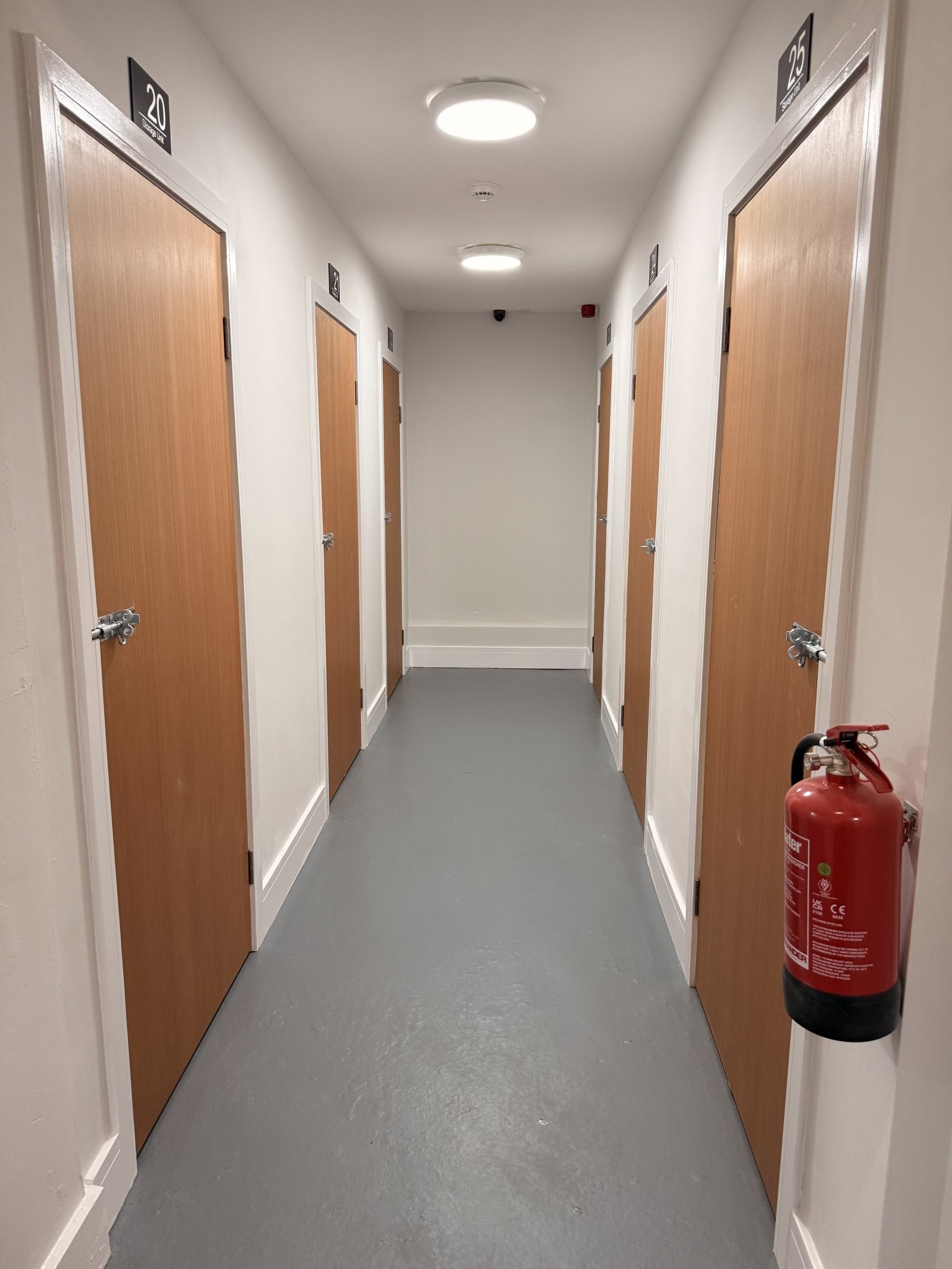 Secure internal doors and coded access