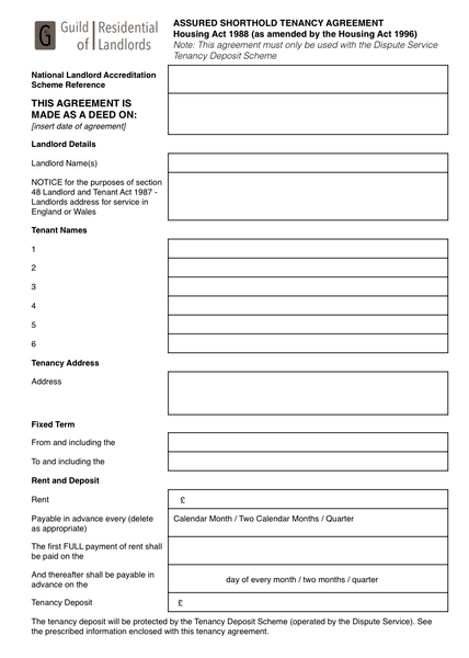 dispute service tenancy deposit