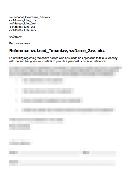 Sample Rental Reference Letter from www.landlordsguild.com