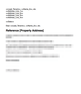 Prospective Tenant Viewing Template
