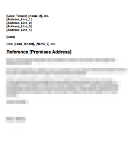 Mesne Profits – Damages for Use and Occupation Letter