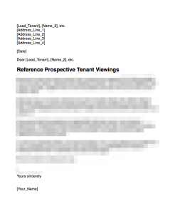 Unable To Continue Prospective Tenant Viewings As Property Not Presentable