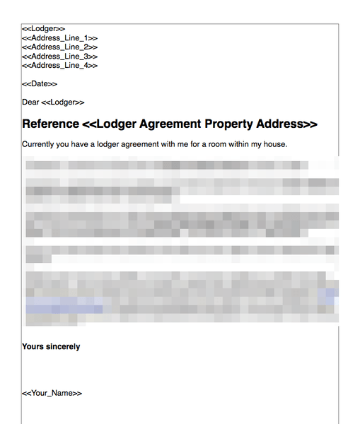 Terminate A Lodger Agreement Where There Is A Breach GRL Landlord 