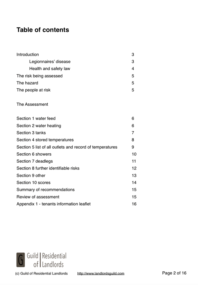 Legionella Risk Assessment Paper Form GRL Landlord Association legionella-risk-assessment-paper-form-grl-landlord-association