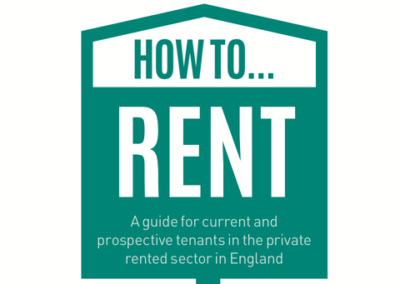 New How to Rent Guide and Other ‘How to’ guides Published