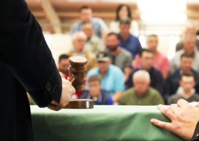 Auction Homes Go at Knock Down Prices