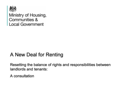 Consultation on Proposals to Ban Section 21 Published (England)