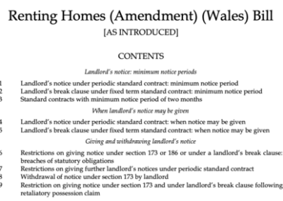 New No Reason Provided Eviction Rules for Landlords in Wales