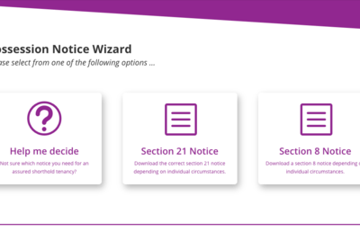 Updated Possession Notice Wizard for Coronavirus