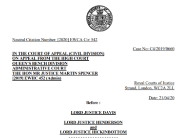 Right to Rent Does Not Break the Law, Appeal Court Rules