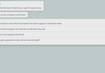 Download Possession Court Forms