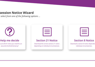 Section 21 and 8 Notice Wizard