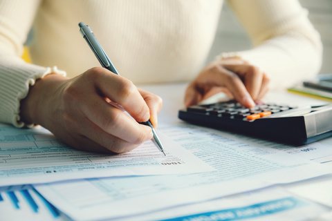 Calculator tax return debt