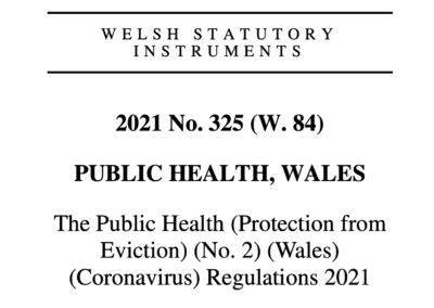 Wales Set to Extend Bailiff Evictions Ban and Increased Notice Lengths