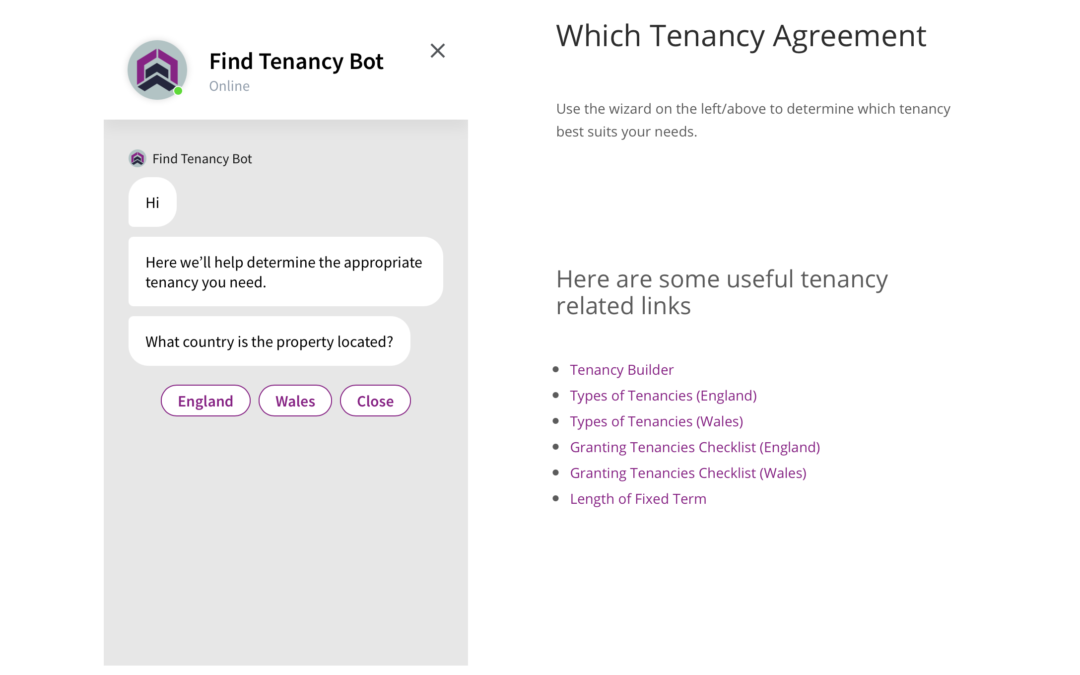 which tenancy agreement do you need